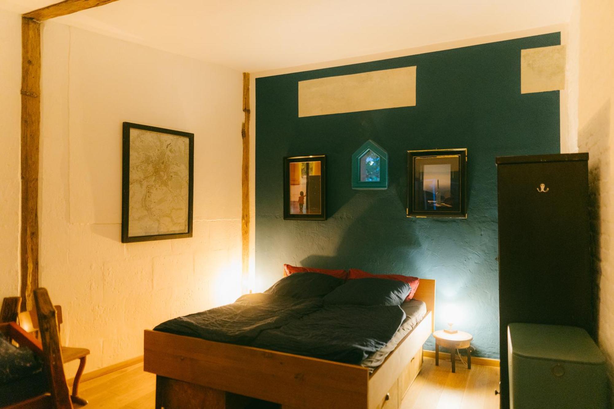 The Upholstery Tinyhouse Deluxe Eco Chalet Kreativ Citynah Chemnitz Extérieur photo