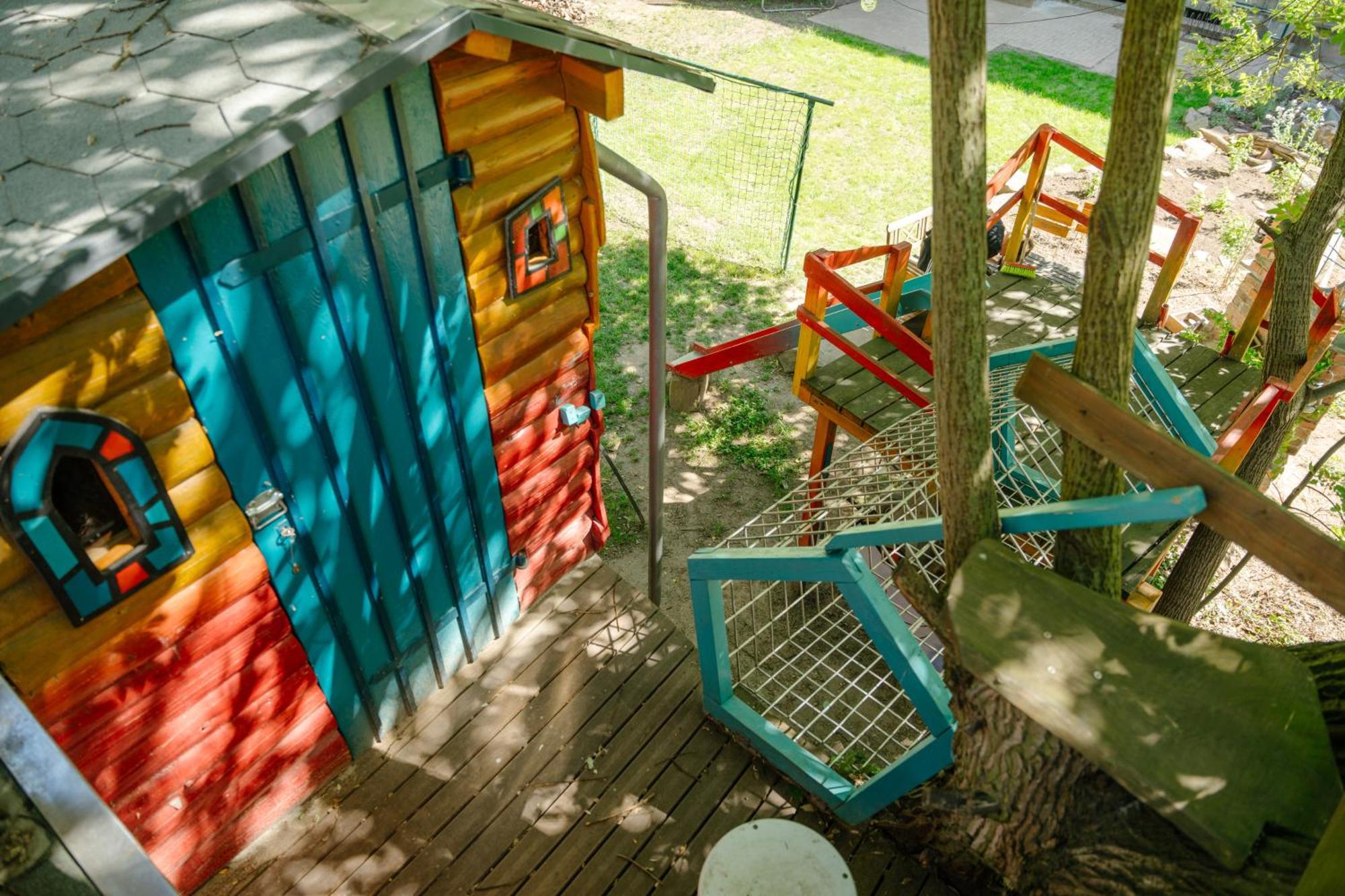 The Upholstery Tinyhouse Deluxe Eco Chalet Kreativ Citynah Chemnitz Extérieur photo